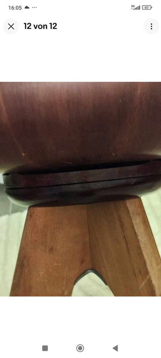 Image 1 of Designklassieker: Set van 2 Pagholz kinderdraaistoelen van Adam Stegner (jaren 50)

