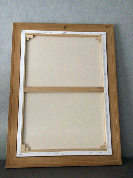 Image 1 of Origineel kunstwerk op linnen uniek handgeschilderd