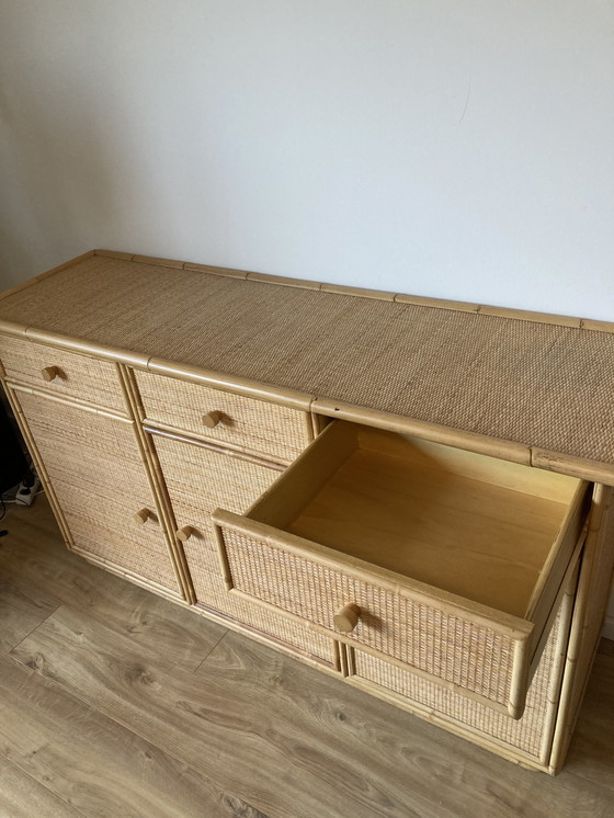 Image 1 of Rotan kast vintage