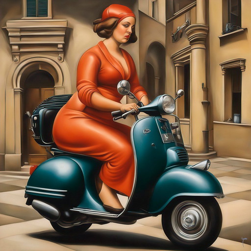 Bedrukken van aluminium - Matto - Rétro Vespa