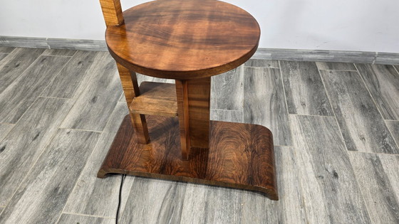 Image 1 of Lámpara de pie Art Decó de madera