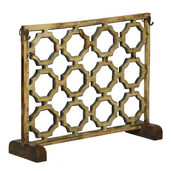 Pare-feu OCTAGON – Décoration, Métal, Bois (photo 5 of 10)