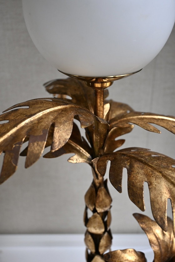 Image 1 of Hollywood Regency Table Lamp Palm Tree Hans Kögl