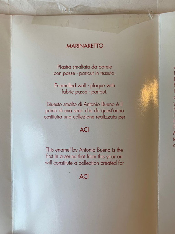 Image 1 of Antonio BUENO – "The Sailor" | Certified Masterpiece | SpiraleArte COA Included