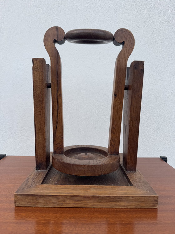 Image 1 of Porte bouteille bois années 60