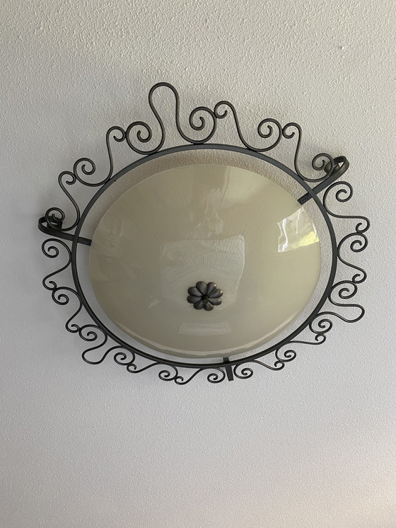 Image 1 of Vintage glazen Plaffoniere jaren 60