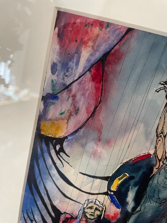 Image 1 of Original 1936 European Dutch Expressionist Signed Painting