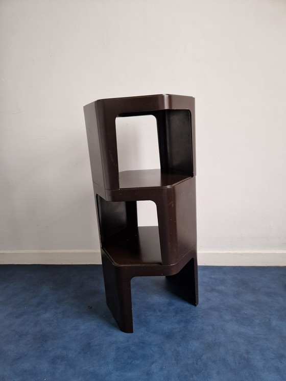 Image 1 of Set aus 3 modularen sechseckigen Beistelltischen, Peter Ghyczy, 1970er Jahre