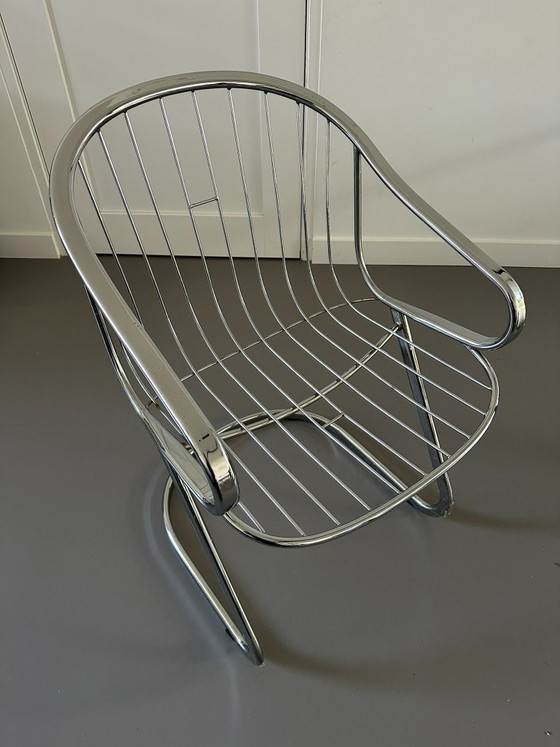 Image 1 of Vintage Design Chairs Gastone Rinaldi set van 4 stoelen