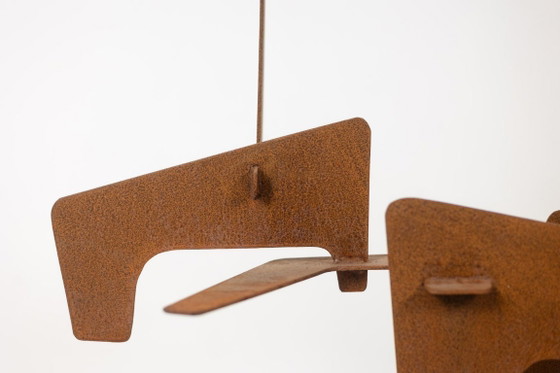 Image 1 of MPCEM. Sculpture abstraite en acier corten. Pièce unique, 2014.