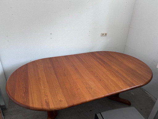 Elegant Mid-Century Teak Dining Table by Glostrup, Denmark - Extendable 