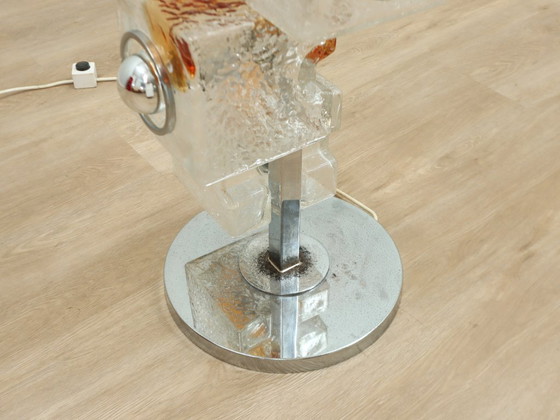 Image 1 of Lampada da terra in vetro cubico di Murano di Toni Zuccheri per VeArt, anni '70