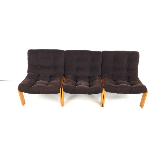 Image 1 of 3X Vintage Lounge Armchair