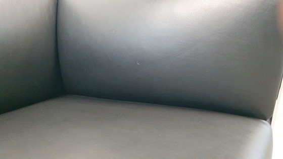 Image 1 of Asienta Design Sofa 3Z Black Leather Wilkhahn Jehs & Laub 2019