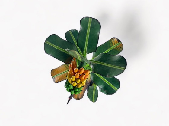 Image 1 of Pianta di banane in legno botanico vintage