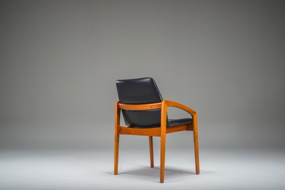 Image 1 of  Mid Century Eetkamerstoel Model 23 van Henning Kjærnulf voor Korup Stolefabrik, jaren 1960