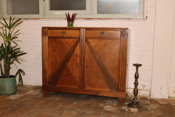 Dressoir Art Deco – Marble, Wood (photo 5 of 5)