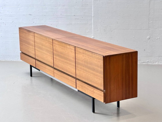 Image 1 of Elegant sideboard made of solid walnut wood, 1960s