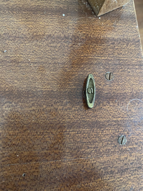 Image 1 of Charmanter klassischer Barock-Musik-Tisch aus den 1950er/60er Jahren mit funktionierender Spieluhr