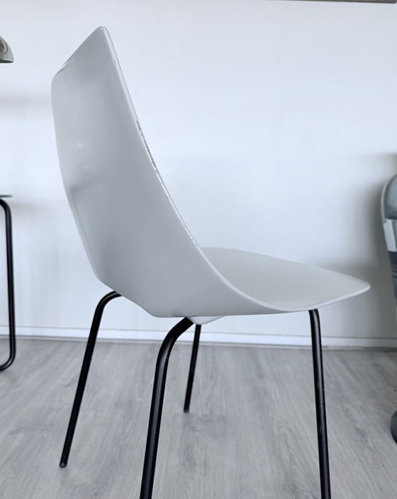 Image 1 of 4x chaises Tonneau vintage design by Pierre Guariche