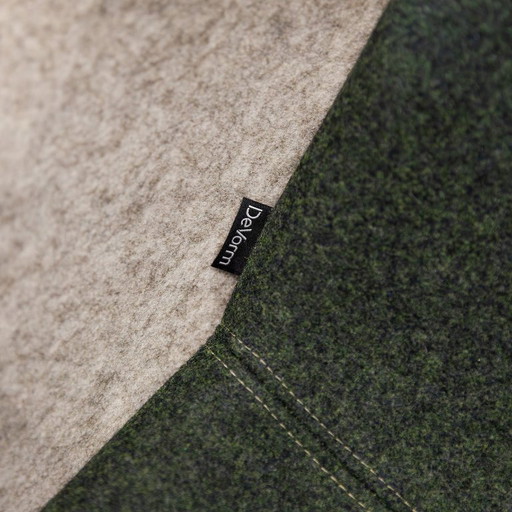 Nook Pelt Filz-Loungesessel grau/grün