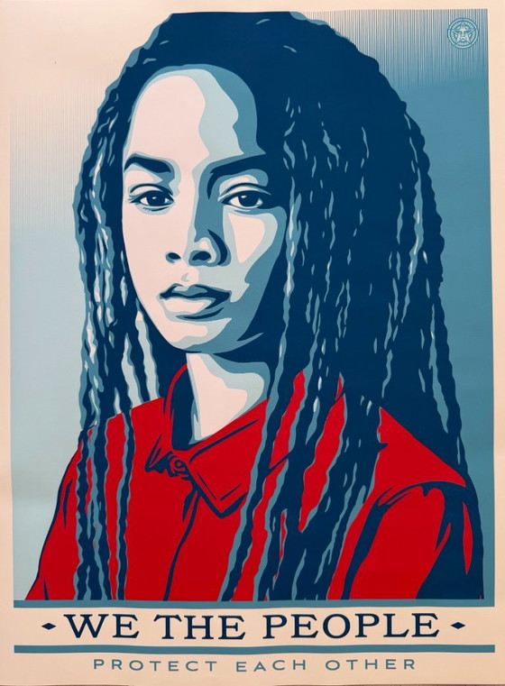 Shepard Fairey, Nosotros el Pueblo “Defendemos la Dignidad, Protegemos a los Otros, Somos Más Grandes que el (photo 7 of 10)