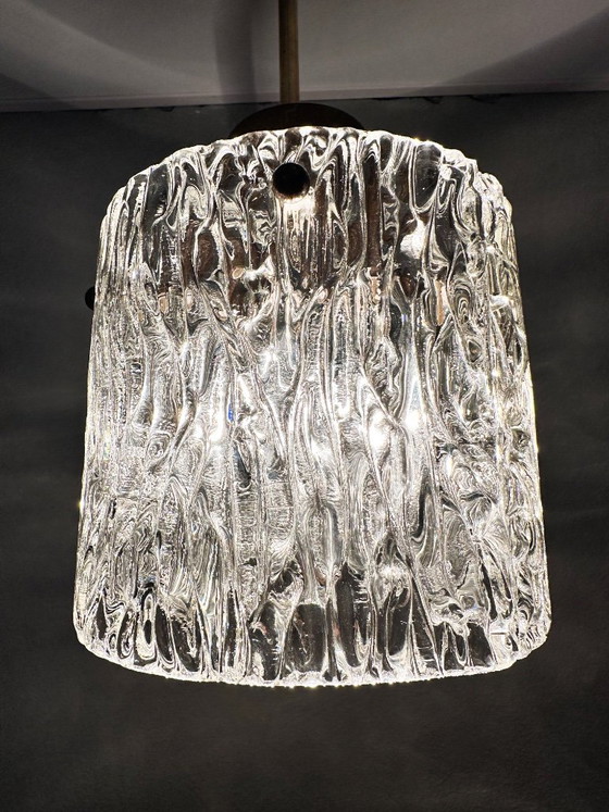 Lampada a sospensione vintage Kalmar – Lampade a sospensione, Vetro, Ottone (photo 7 of 12)