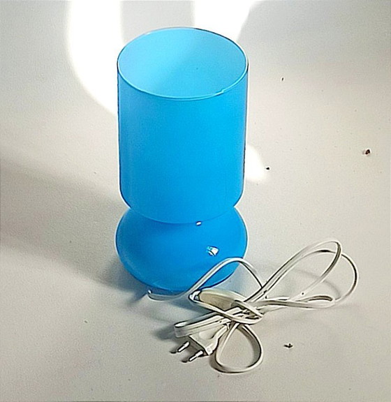 Image 1 of Lykta tafellamp turquoise blauw Hoogte Hoogte 25 cm