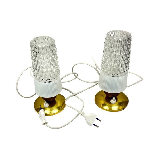 Image 1 of Pair of vintage Elektro-Rausendorf Bautzen bedside lamps, Germany, 1970s
