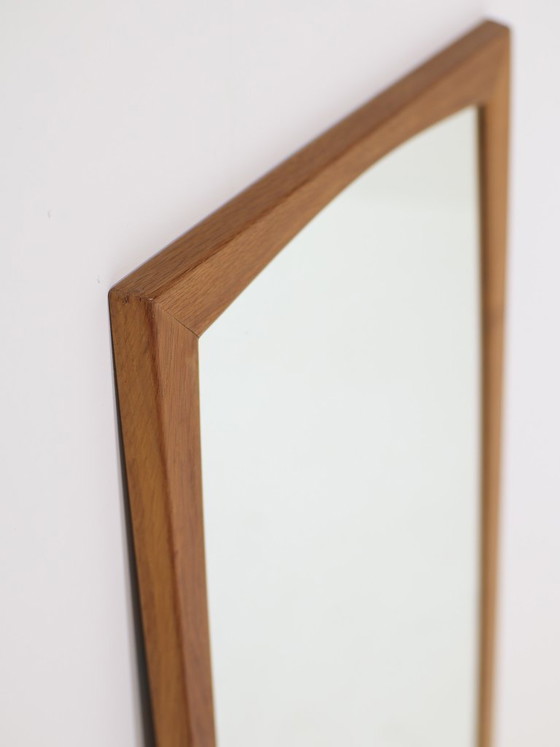 Image 1 of Mirror Aksel Kjersgaard Kai Kristiansen oak Danish vintage