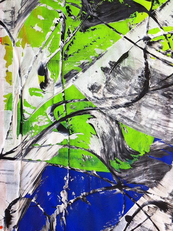 Image 1 of Jürgen Angeler - Green Gemstone - 200 x 140 cm