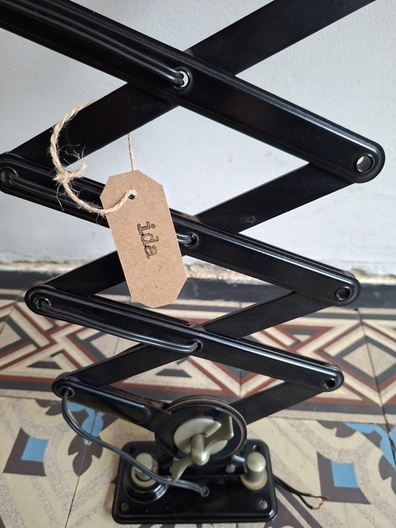 Vintage industrial scissor lamp, 1930s – agi, Wall lights, Metal (photo 12 of 12)