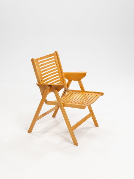 Fauteuils pliants de salon Rex du milieu du siècle, conçus par Niko Kralj, Slovénie, années 60