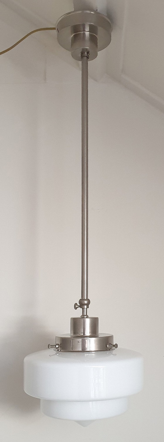 1 di 2 Lampada a sospensione Art Déco Giso (Gispen) – Giso Gispen, Lampade a sospensione, Metal (photo 13 of 39)