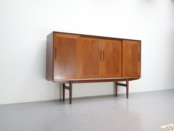 Image 1 of Grande parete attrezzata danese | Ante scorrevoli | Teak |