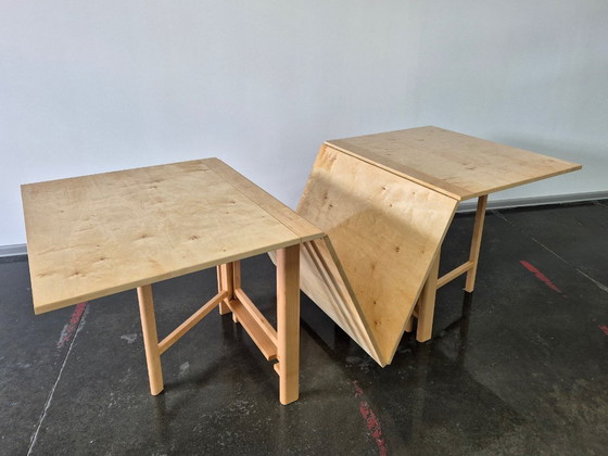 Image 1 of Maria Flap Folding Dining Table by Bruno Mathsson for Firma Karl Mathsson