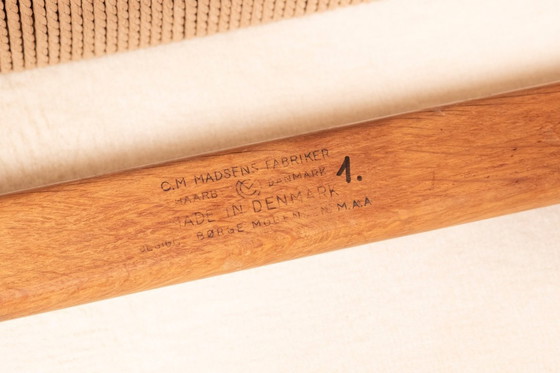 Image 1 of 4x Børge Mogensen BM1 Silla de comedor de roble, años 50 Dinamarca