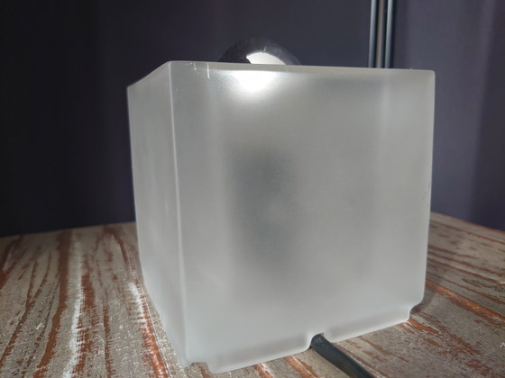 Image 1 of Vintage Nachtmann Leuchten glazen kubus tafellamp