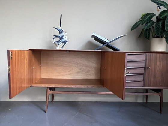 Buffet bas Scandinave Années 50-60 | Bois de Teck ou Noyer | Dimensions LPH: 195x45x93cm – Wood (photo 3 of 5)