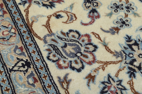 Image 1 of Origineel handgeknoopt Perzisch Tapijt Nain 9 La Fijn Met Zijde 308 X 200 Cm Top Conditie