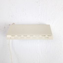 2x vintage wall lamp Massive cream white 1980s