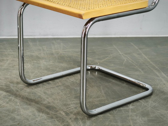 Image 1 of Ein Paar italienische Cesca-Freischwingerstühle nach Marcel Breuer, 1970er Jahre