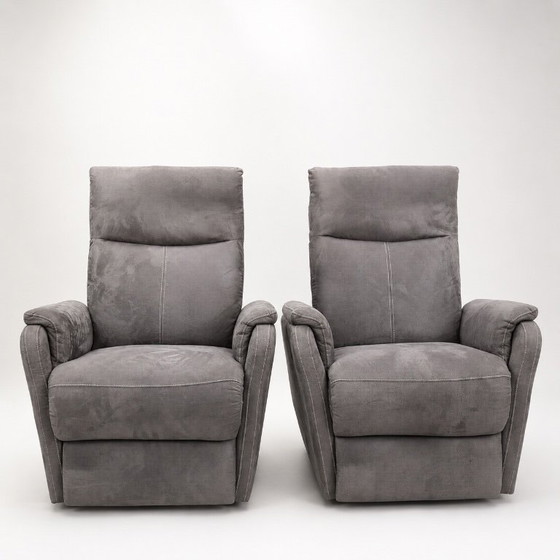 Image 1 of Zwei elektrisch verstellbare Relaxsessel – Verstellbare Lounge-Sessel, modernes Komfortdesign