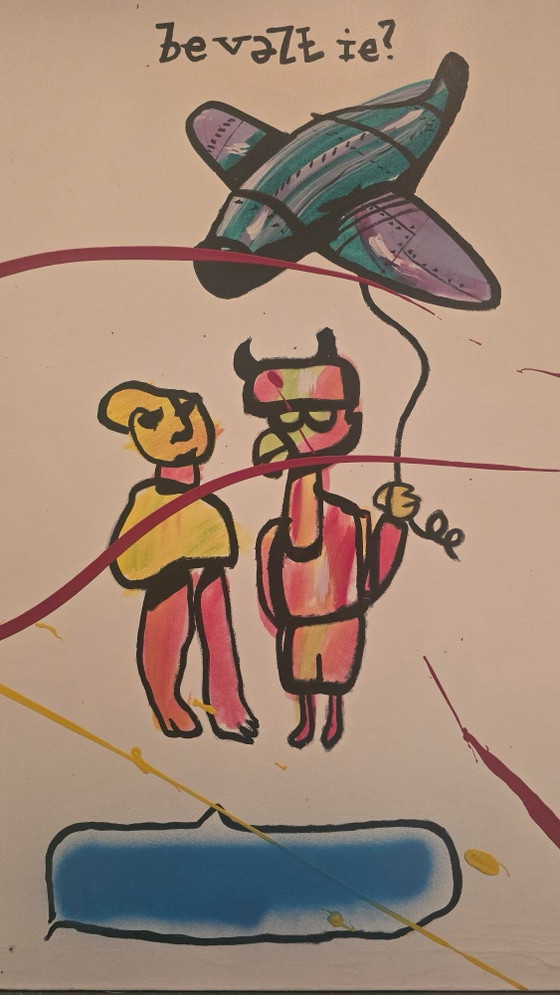 Cuadro Herman Brood “¿Te gusta?” – Arte, Madera, Lienzo (photo 3 of 7)