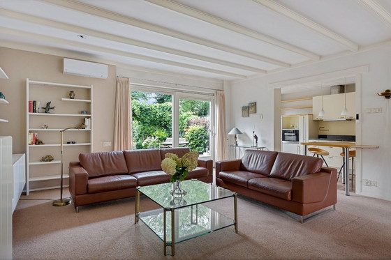 Image 1 of Leolux Cuno Designsofa – cognacfarbenes Ledersofa, 2,5-Sitzer