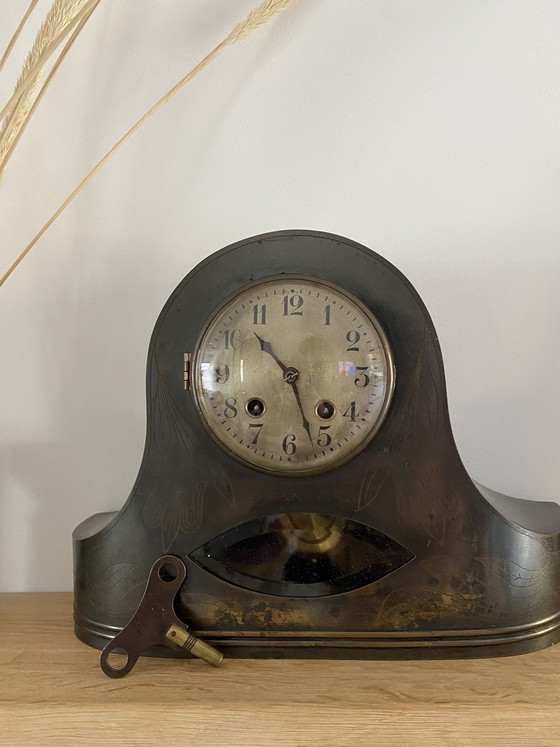 Image 1 of Orologio da camino antico Art Nouveau Art Déco