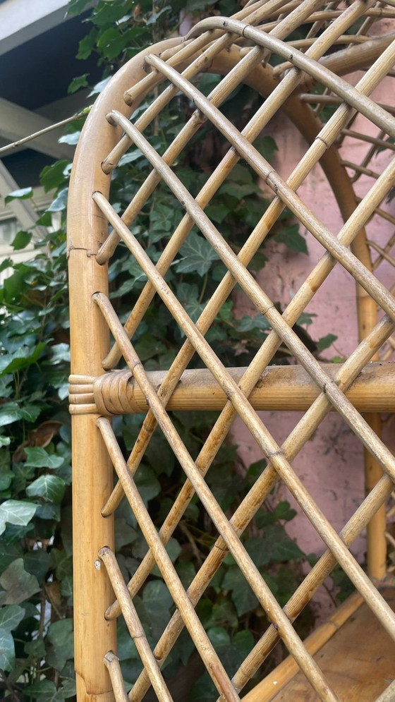 Image 1 of mobile in bambù e rattan