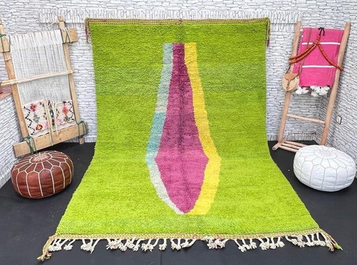 Handgeknüpfter Naturwollteppich 300 x 200 cm