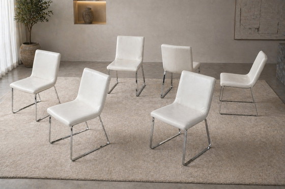 Image 1 of 6x B&B Italia Vol au Vent – Mario Bellini – Exclusief Italiaans Design