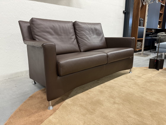 Image 1 of Leolux Paian sofa 2 Seater Senso leather brown 154